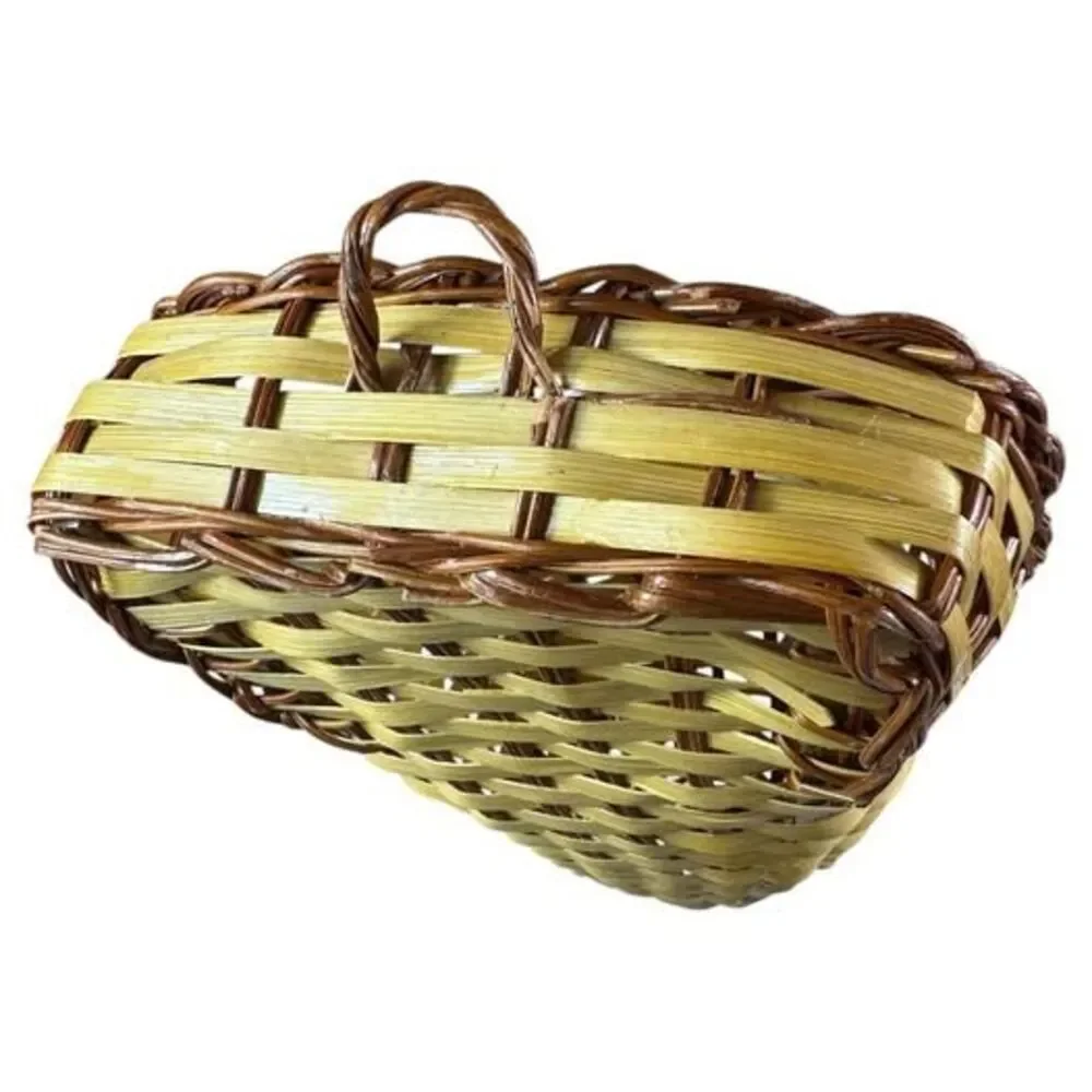 Wicker Cornucopia Basket Wall Hanging Decor